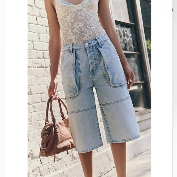 We The Free Havasu Slouchy Cropped Jeans. Size 26 NWT - Picture 2 of 11